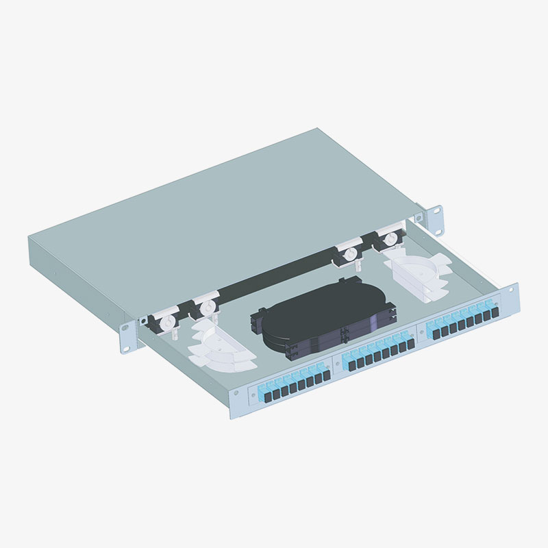 Fiber Optic Patch Panel 24F path panel,1 U