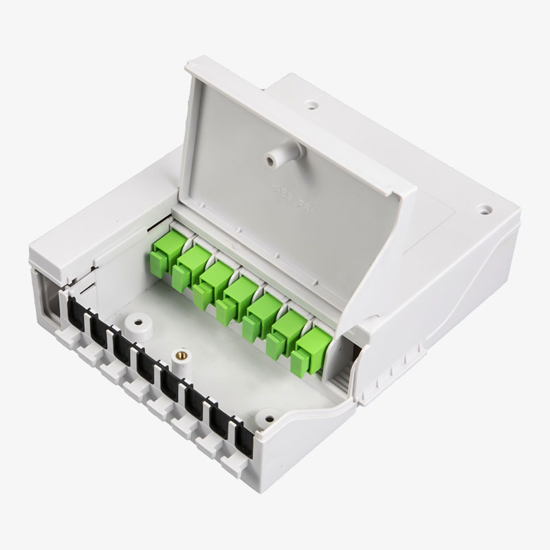 What are the characteristics of the indoor 8 fibers splicing box？