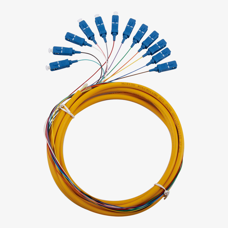 What are the types of connectors for fiber patch cables?